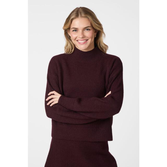 Neo Noir paulina knit blouse 159703 682 wine 06712.680.0011 large