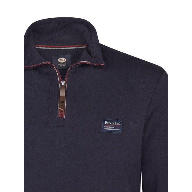 Petrol Industries men sweater collar zip m-3050-swc364 5092 royal 05791.261.0027 large