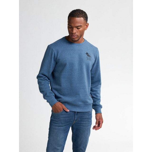 Petrol Industries men sweater round neck m-3050-swr309 5190 indie blue 05735.240.0013 large