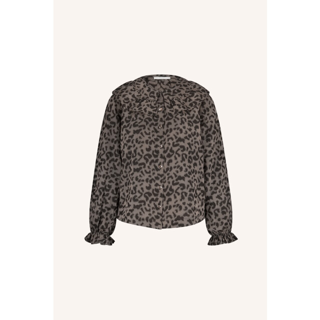 By-Bar Amsterdam gia leo blouse 25512054 1701 brown leo 06615.849.0010 large