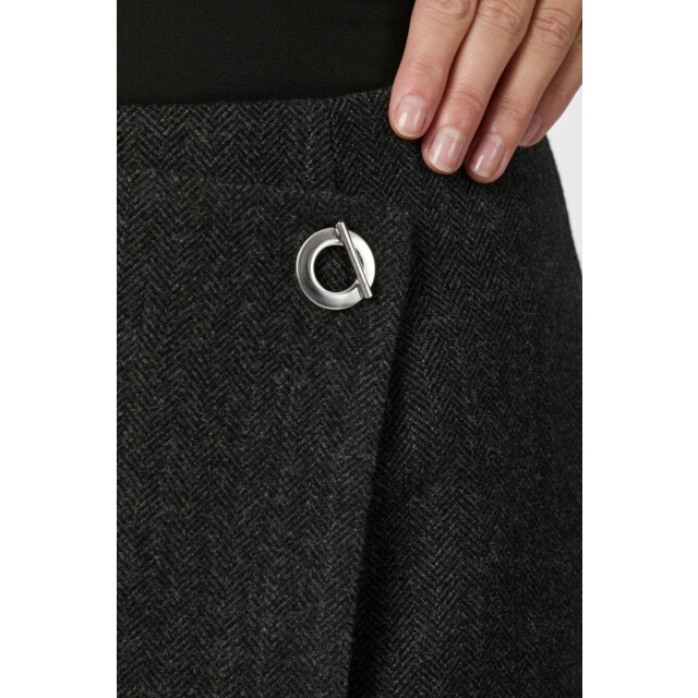 Neo Noir marisi herringbone skirt 165687 104 dark grey 06411.970.0002 large