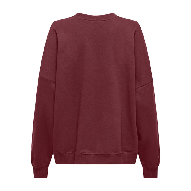 Only onlbila l/s bear o-neck swt 15356052 cabarnet 06721.680.0002 large