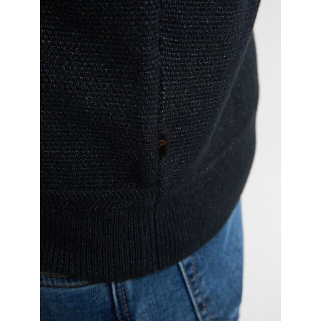 Petrol Industries men knitwear collar m-3050-kwc214 9111 deep black 05710.990.0021 large