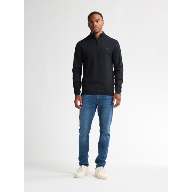 Petrol Industries men knitwear collar m-3050-kwc214 9111 deep black 05710.990.0021 large