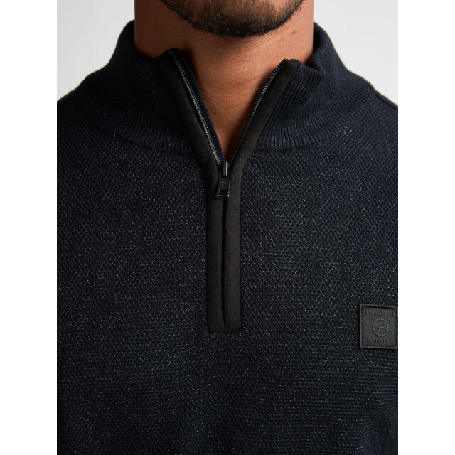 Petrol Industries men knitwear collar m-3050-kwc214 9111 deep black 05710.990.0021 large