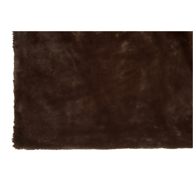 J-Line Plaid cutie polyester dark brown 76876 large