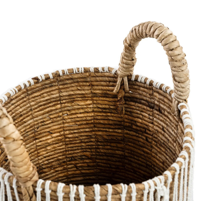 Bazar Bizar The straight stitched macrame basket s JAAD002NW-S large