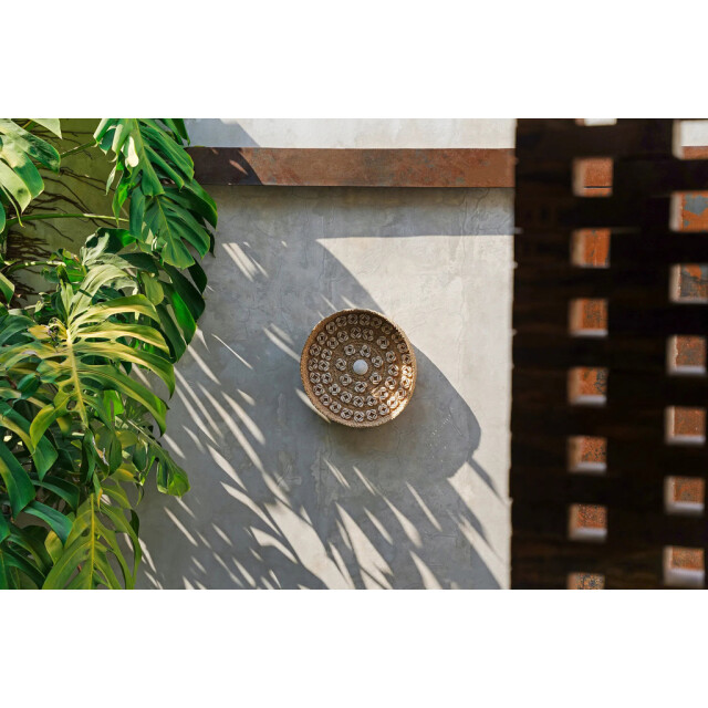 Bazar Bizar The caribe shell plate natural white m JABR071NW-M large