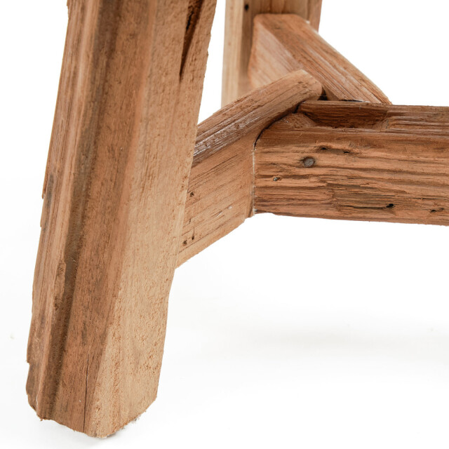 Bazar Bizar The yatai stool natural s JAHER001N-S large