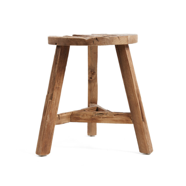Bazar Bizar The yatai stool natural l JAHER001N-L large
