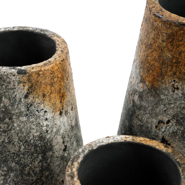 Bazar Bizar The spooky vase antique grey s JABR092AG-S large