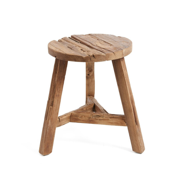 Bazar Bizar The yatai stool natural l JAHER001N-L large