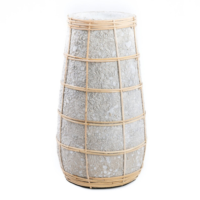 Bazar Bizar The cutie vase concrete natural l JABR086ConN-L large