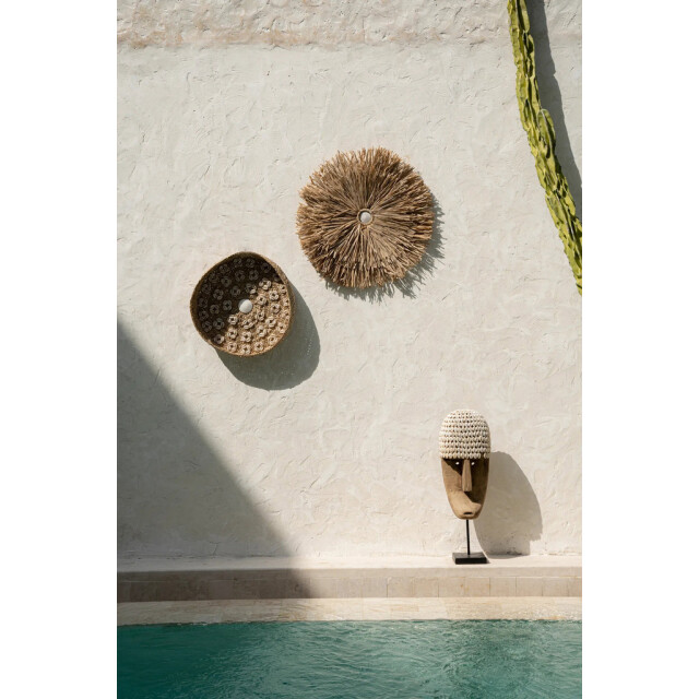 Bazar Bizar The caribe shell plate natural white m JABR071NW-M large