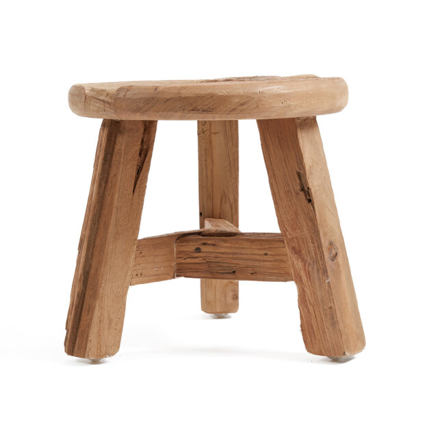 Bazar Bizar The yatai stool natural s JAHER001N-S large