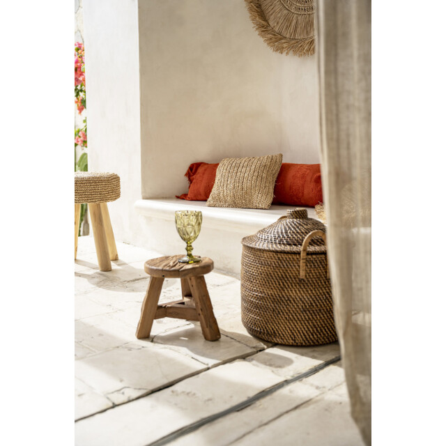 Bazar Bizar The yatai stool natural s JAHER001N-S large