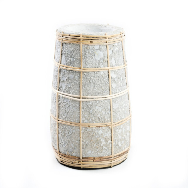 Bazar Bizar The cutie vase concrete natural s JABR086ConN-S large