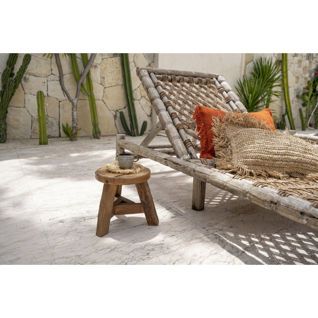 Bazar Bizar The yatai stool natural s JAHER001N-S large