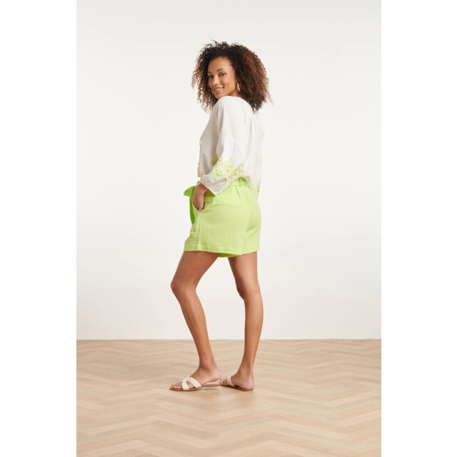 Smashed Lemon 24129 zachte te top met limoen bloemenborduurwerk | 24129-000-540 large