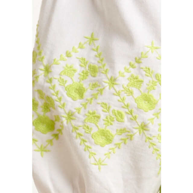 Smashed Lemon 24129 zachte te top met limoen bloemenborduurwerk | 24129-000-540 large