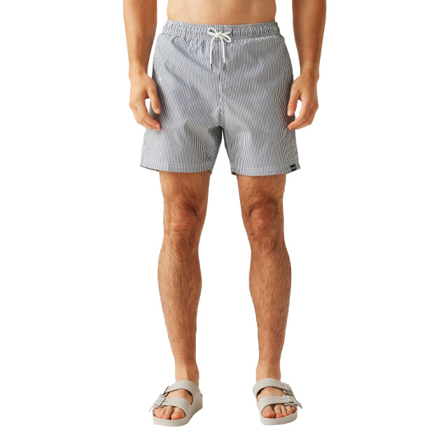 Regatta Heren loras stripe seersucker zwemshort UTRG11770_navy large