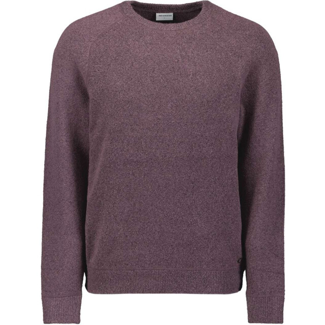 No Excess Pullover crewneck soft wool blend dark wine 29210822-164 large