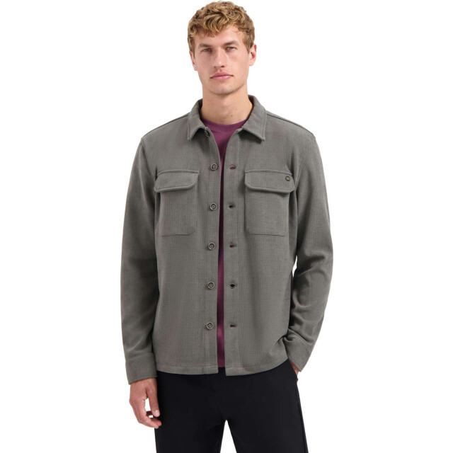 No Excess Overshirt button relief sweat dark clay 29510806SN-118 large
