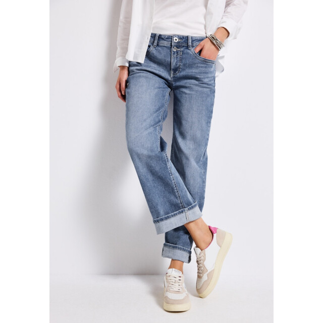 Street One a379176 style qr denim-straight leg,mw A379176 large
