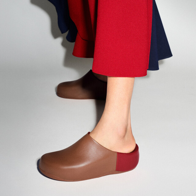 FitFlop Shuv x roksanda leather clogs JH4 large