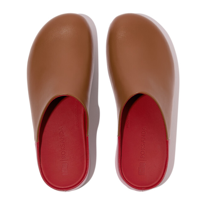 FitFlop Shuv x roksanda leather clogs JH4 large