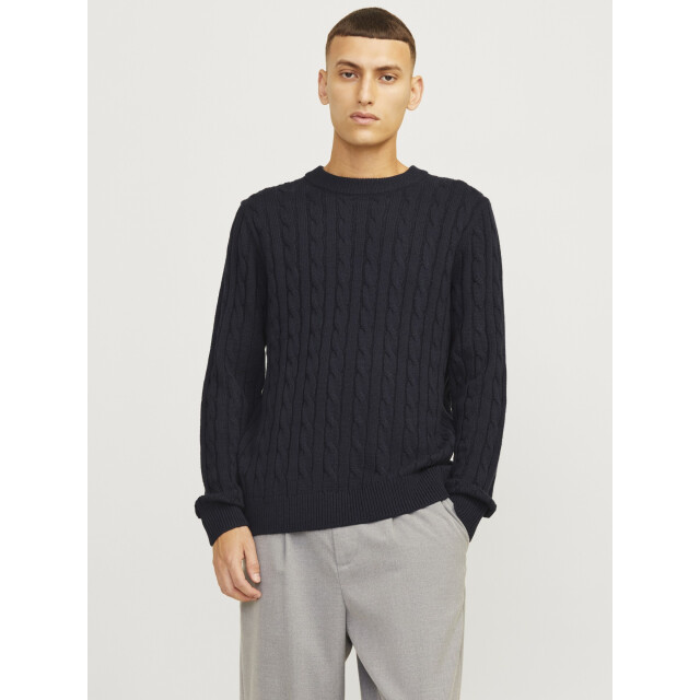 Jack & Jones Ross knit crew neck 12287104-NVY-XXL large