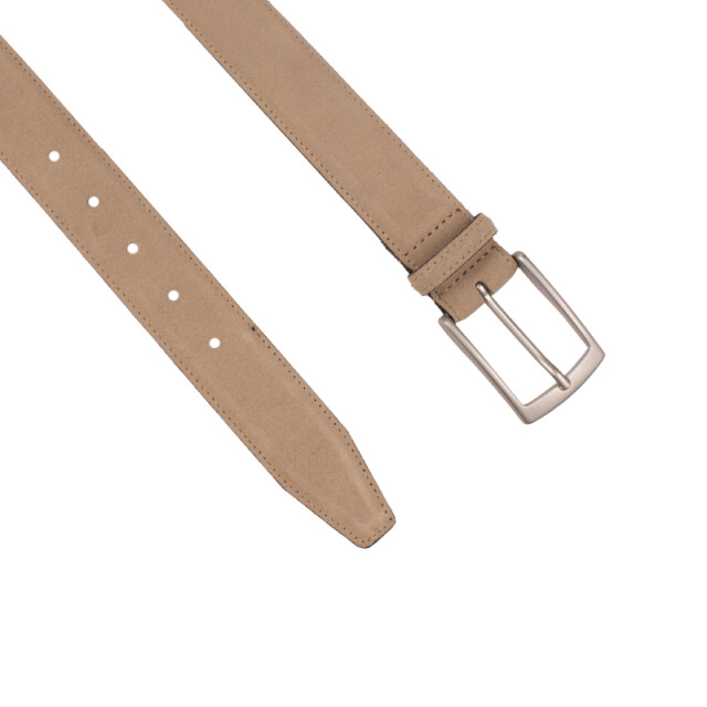 PRESLY & SUN Ps35-46 700 nude suede heren riem 700 Nude/PS35-46 large