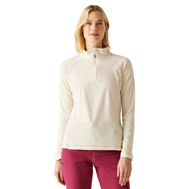 Regatta Geweldige outdoor dames montes half zip fleece top UTRG1953_lightvanillawhite large