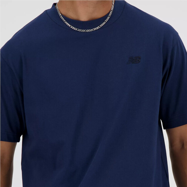 New Balance MT41533 T-Shirts Blauw MT41533 large