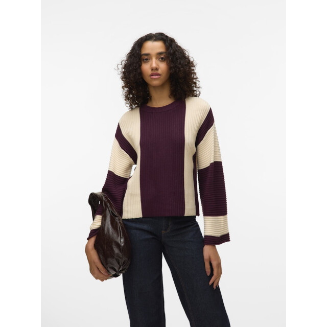 Vero Moda Vmgigi ls o-neck pullover lcs rep dessin 4219.59.0030 large