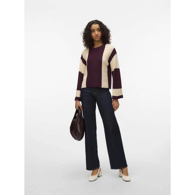 Vero Moda Vmgigi ls o-neck pullover lcs rep dessin 4219.59.0030 large
