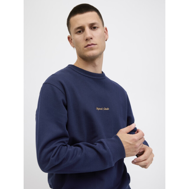 Jack & Jones jornorrebro emb sweat crew noos 12282893 ocean cavern 05735.240.0011 large
