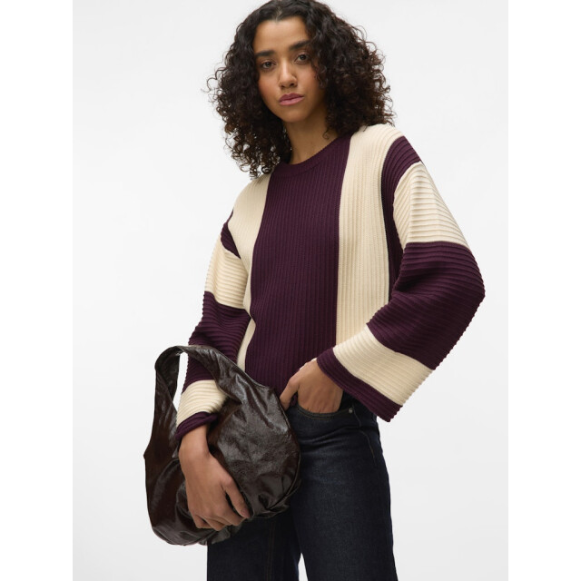 Vero Moda Vmgigi ls o-neck pullover lcs rep dessin 4219.59.0030 large