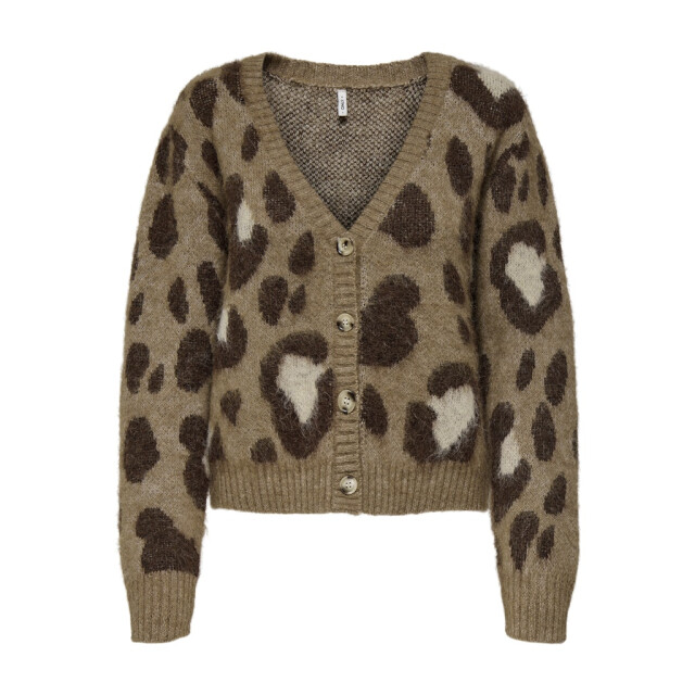 Only Onledelie life ls jq cardi v-neck knt dessin 4249.79.0002 large