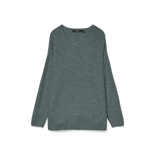 Vero Moda Vmcrewlefile ls v-neck blouse noos olijf 4219.22.0017 large
