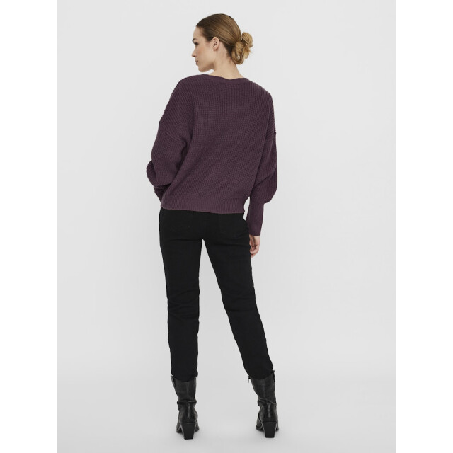 Vero Moda Vmlea ls v-neck cuff cardigan noos bordeaux 4249.47.0021 large