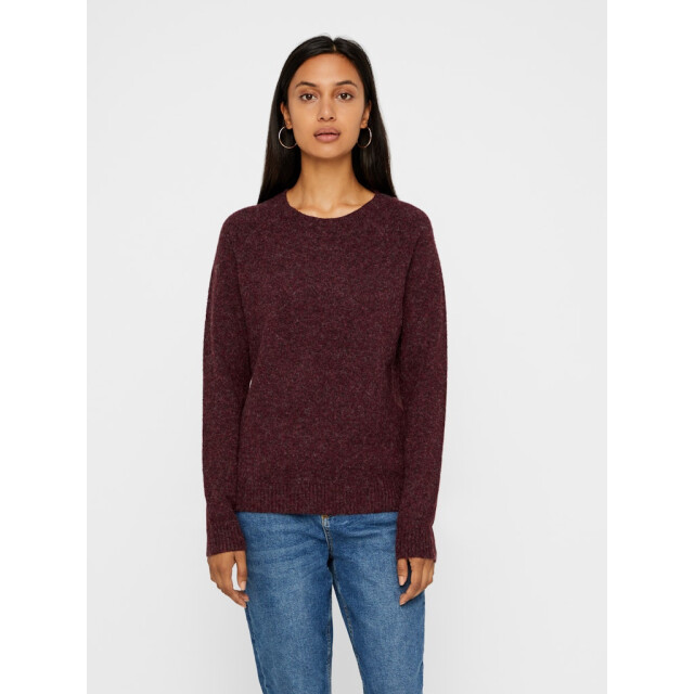 Vero Moda Vmdoffy ls o-neck blouse ga noos bordeaux 4219.47.0022 large