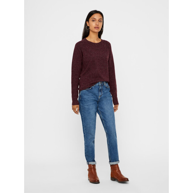 Vero Moda Vmdoffy ls o-neck blouse ga noos bordeaux 4219.47.0022 large