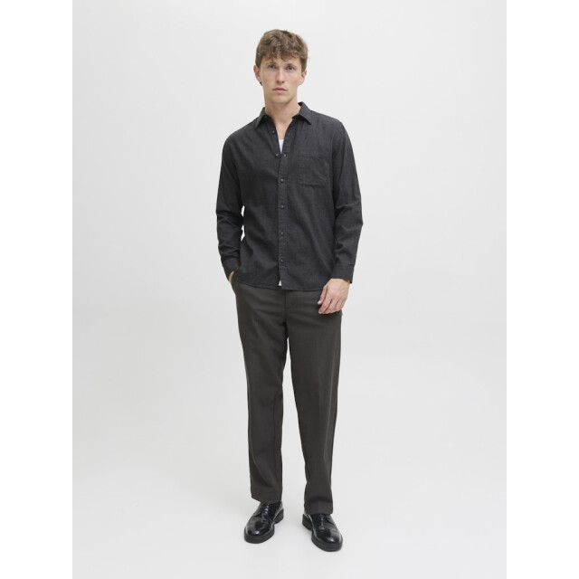 Jack & Jones Jjeclassic melange shirt ls noos steel 5309.84.0004 large