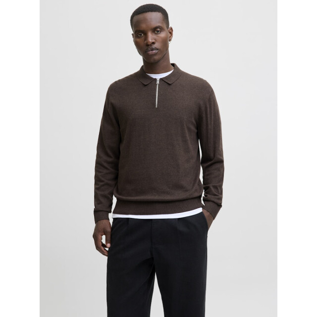 Jack & Jones Jjeemil knit polo half zip ls noos - 5219.70.0018 large