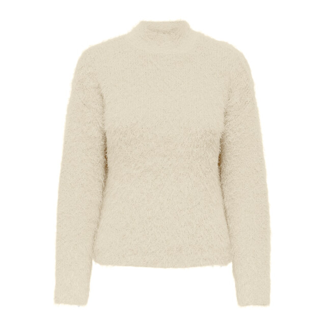 Only Onllulu ls rib highneck cc knt off-white 4219.02.0013 large