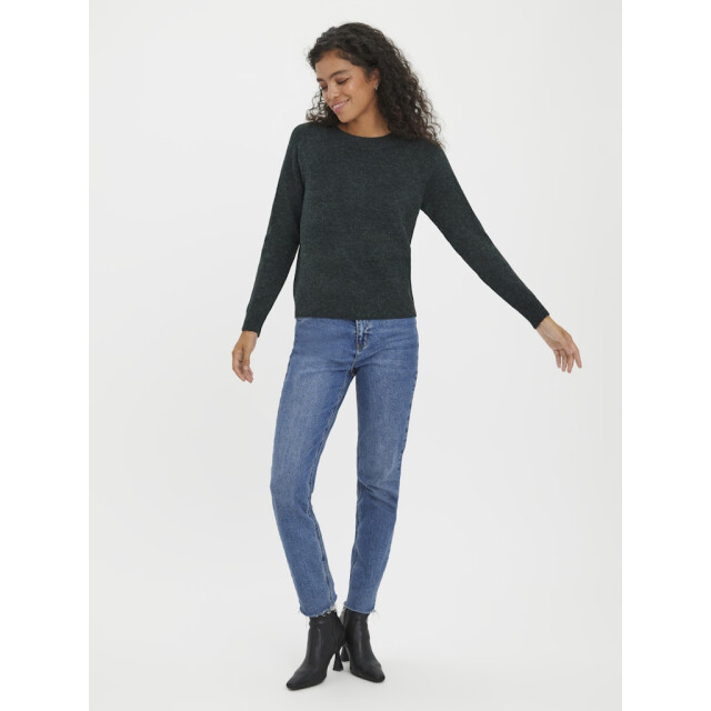 Vero Moda Vmdoffy ls o-neck blouse ga noos donker 4219.27.0004 large