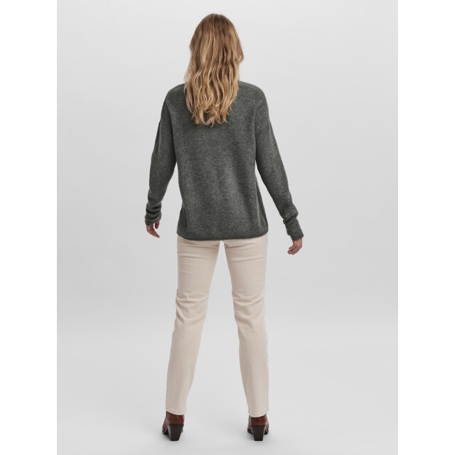 Vero Moda Vmcrewlefile ls v-neck blouse noos olijf 4219.22.0017 large