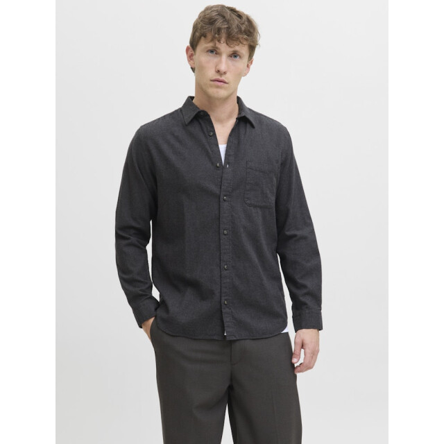 Jack & Jones Jjeclassic melange shirt ls noos steel 5309.84.0004 large