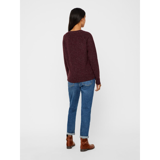 Vero Moda Vmdoffy ls o-neck blouse ga noos bordeaux 4219.47.0022 large
